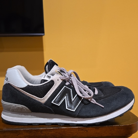 New Balance Other - New Balance Men's Classic 574 Blue and White Sneakers Size 13